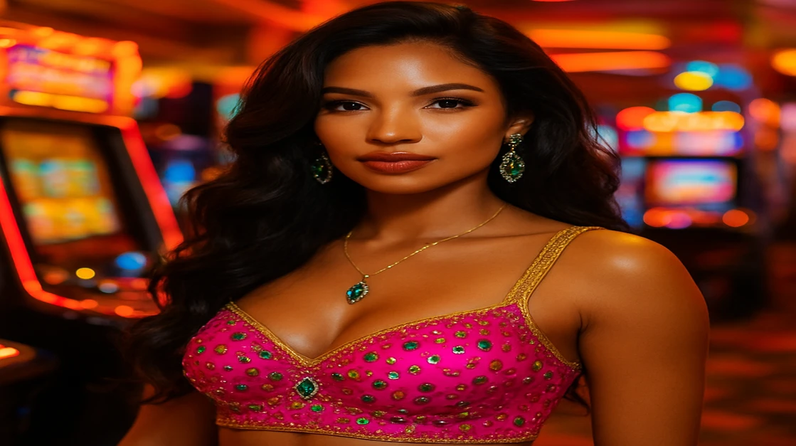 BE9999 মবাইল অ্যাপ-এ বন্য জঙ্গলের গেমগুলো অন্বেষণ করুন একটি স্মার্টফোনে জঙ্গল-থিমা-যুক্ত একটি প্রাণবন্ত মোবাইল গেম দেখাচ্ছে; লাল চুলের একটি সুন্দর চরিত্র গেমিং প্ল্যাটফর্ম-চিপের স্তূপের মাঝে দাঁড়িয়ে BE9999 অ্যাপে মোবাইল গেমিং‑এর উত্তেজনাপূর্ণ দৃশ্য উপস্থাপন করছে।